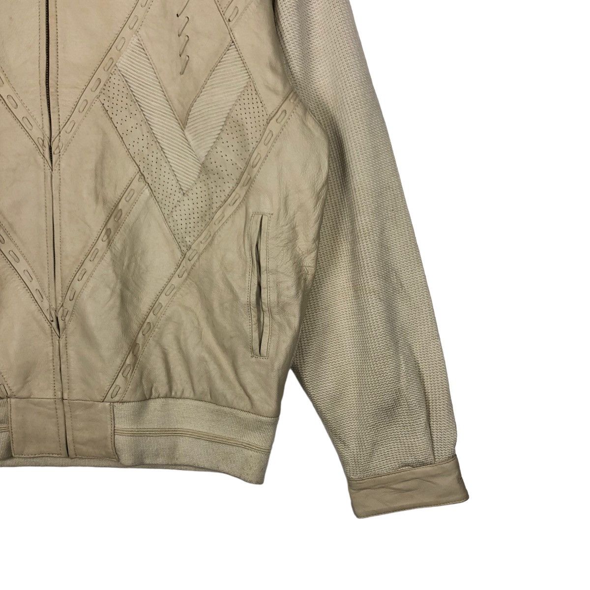 Japanese Brand VINTAGE SOFT LETHER BOMBER JACKET MAXINI JAPAN RICK OWENS Size US M / EU 48-50 / 2 - 4 Thumbnail