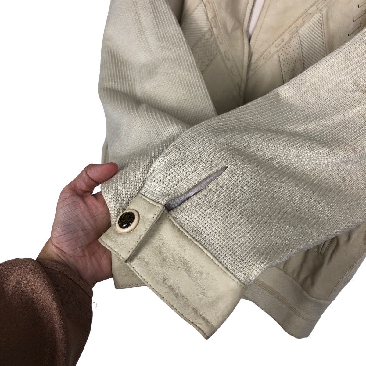 Japanese Brand VINTAGE SOFT LETHER BOMBER JACKET MAXINI JAPAN RICK OWENS Size US M / EU 48-50 / 2 - 11 Thumbnail