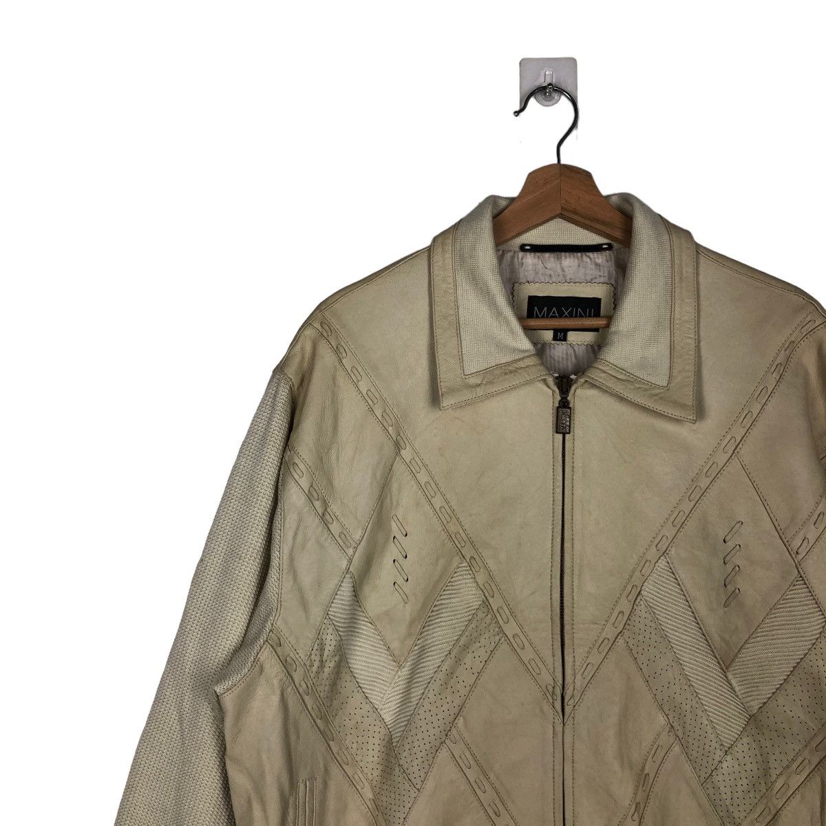 Japanese Brand VINTAGE SOFT LETHER BOMBER JACKET MAXINI JAPAN RICK OWENS Size US M / EU 48-50 / 2 - 6 Thumbnail
