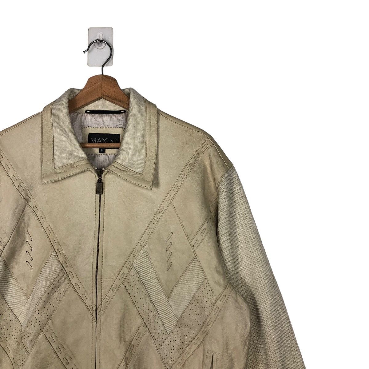 Japanese Brand VINTAGE SOFT LETHER BOMBER JACKET MAXINI JAPAN RICK OWENS Size US M / EU 48-50 / 2 - 5 Thumbnail