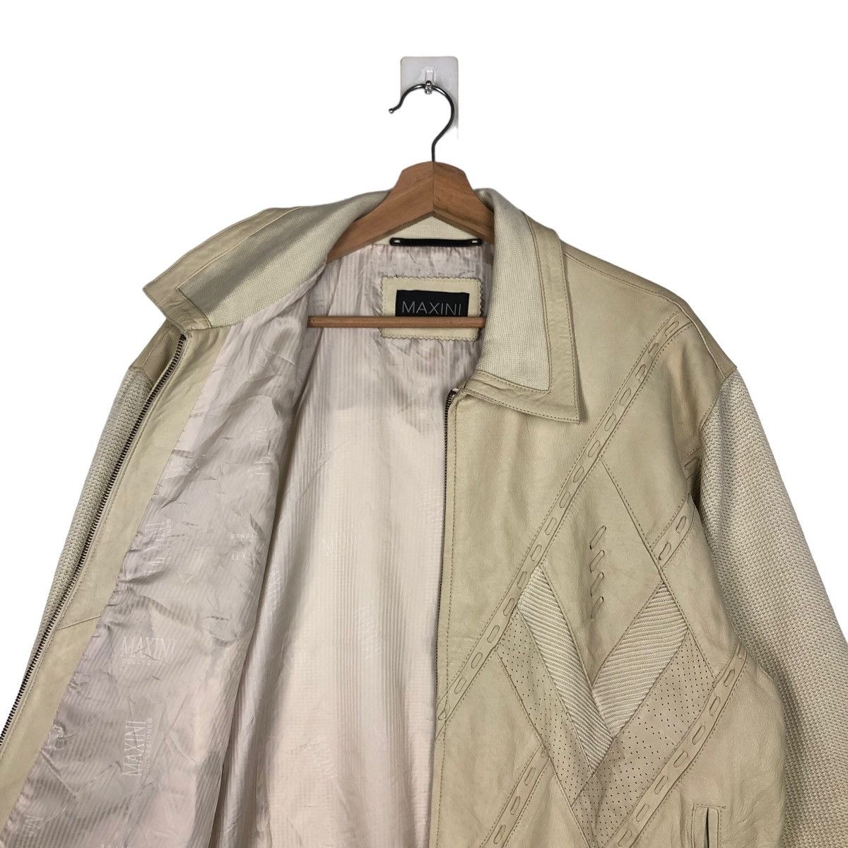 Japanese Brand VINTAGE SOFT LETHER BOMBER JACKET MAXINI JAPAN RICK OWENS Size US M / EU 48-50 / 2 - 9 Thumbnail