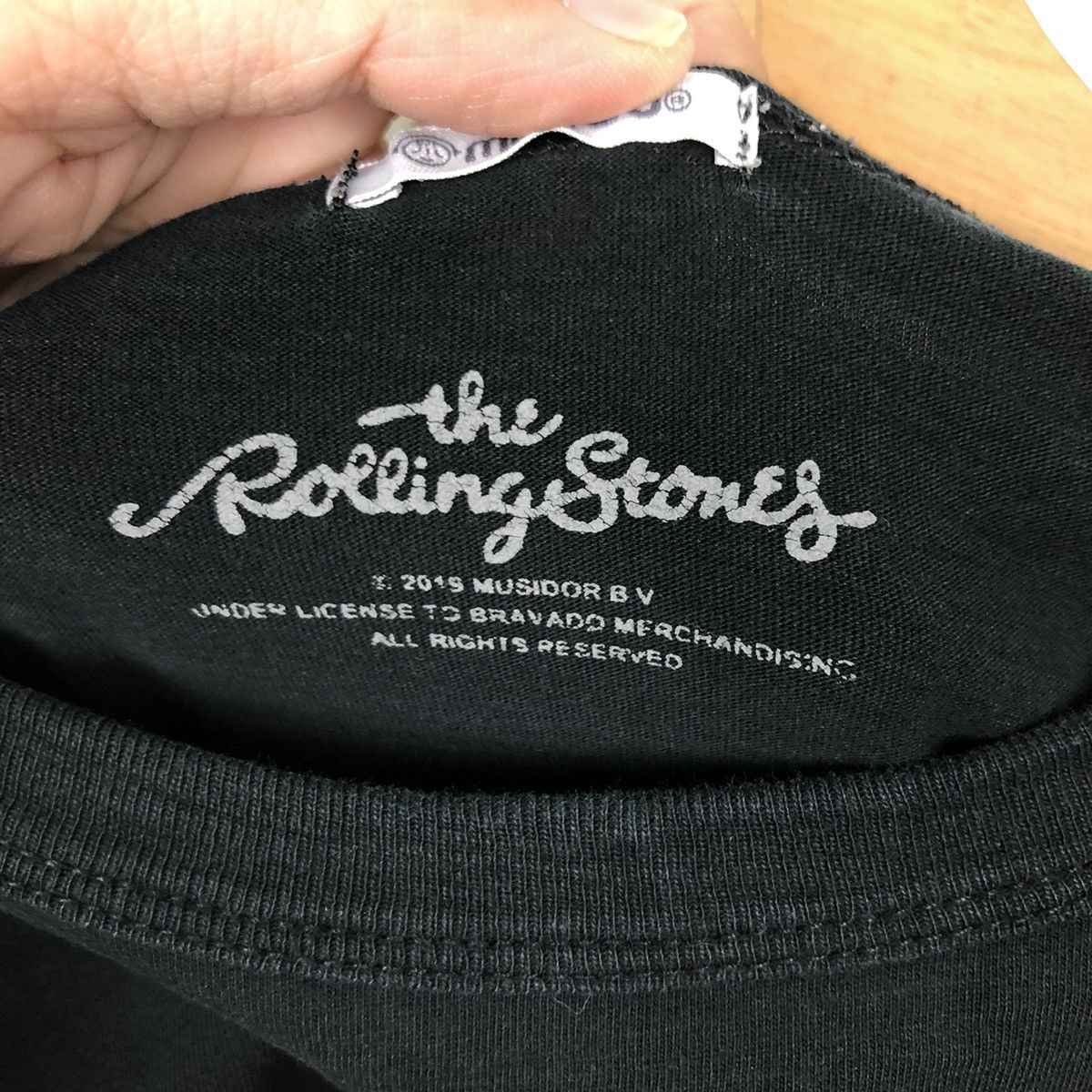 Band Tees VINTAGE BAND TEE THE ROLLING STONES BIG LOGO Size US M / EU 48-50 / 2 - 9 Thumbnail