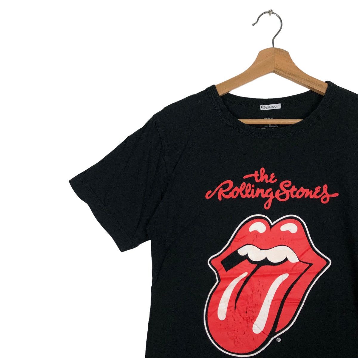 Band Tees VINTAGE BAND TEE THE ROLLING STONES BIG LOGO Size US M / EU 48-50 / 2 - 6 Thumbnail