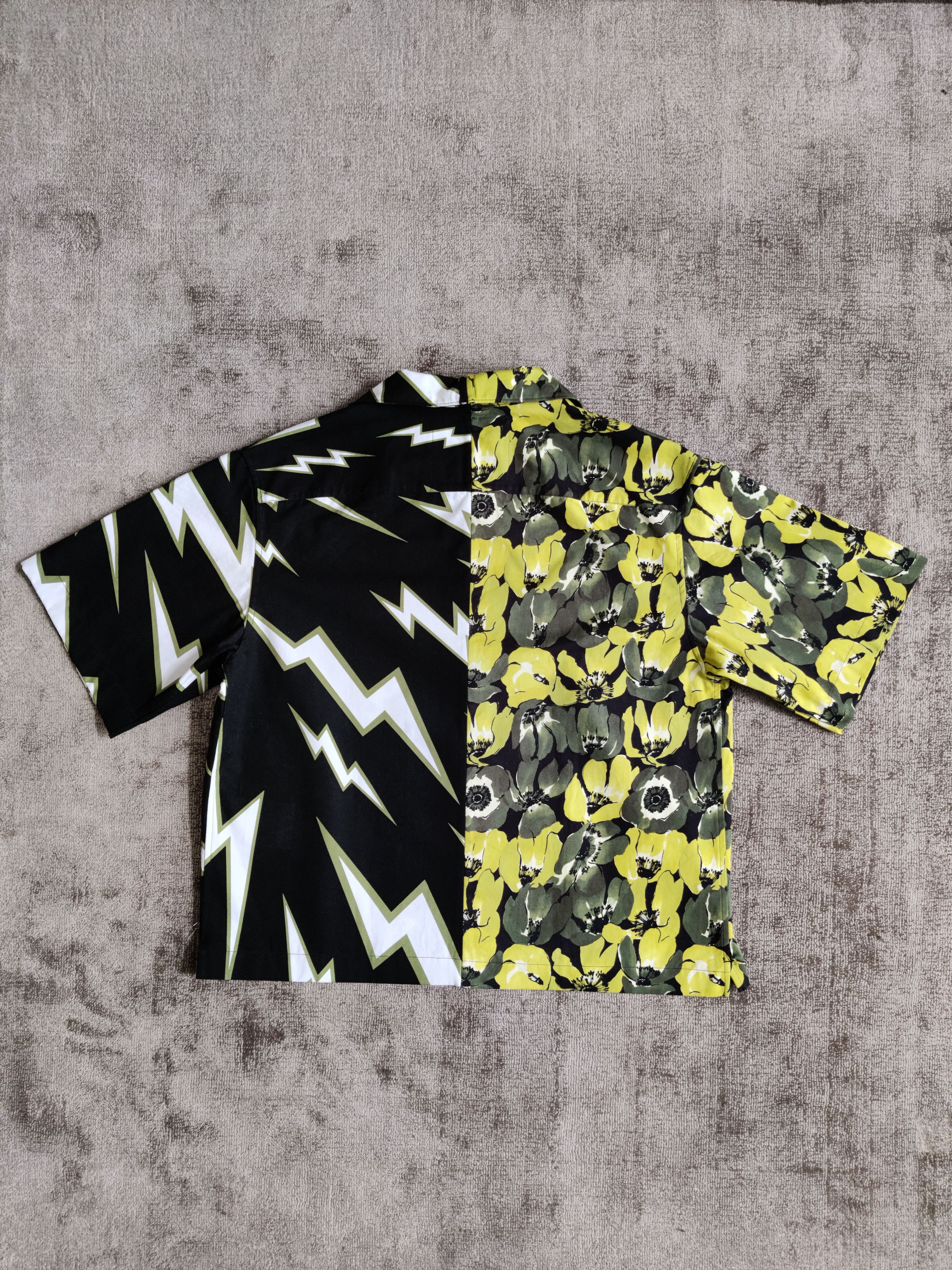 Prada Double Match Bolt Flower Shirt Size US M / EU 48-50 / 2 - 2 Thumbnail