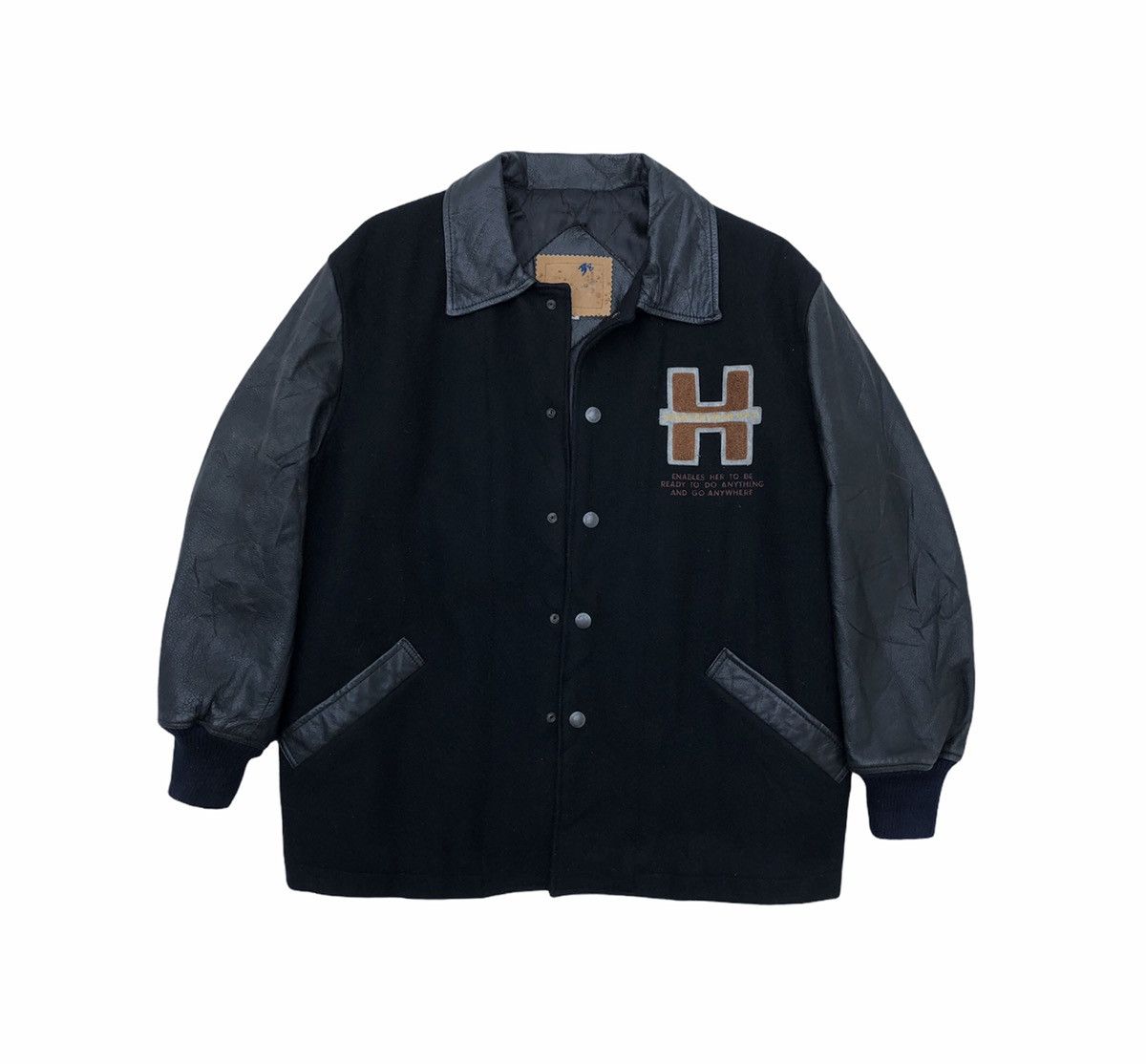 Hai Sporting Gear Vtg 1996 Sporting Gear Hai F&W Collection Varsity Jacket Size US M / EU 48-50 / 2 - 2 Thumbnail