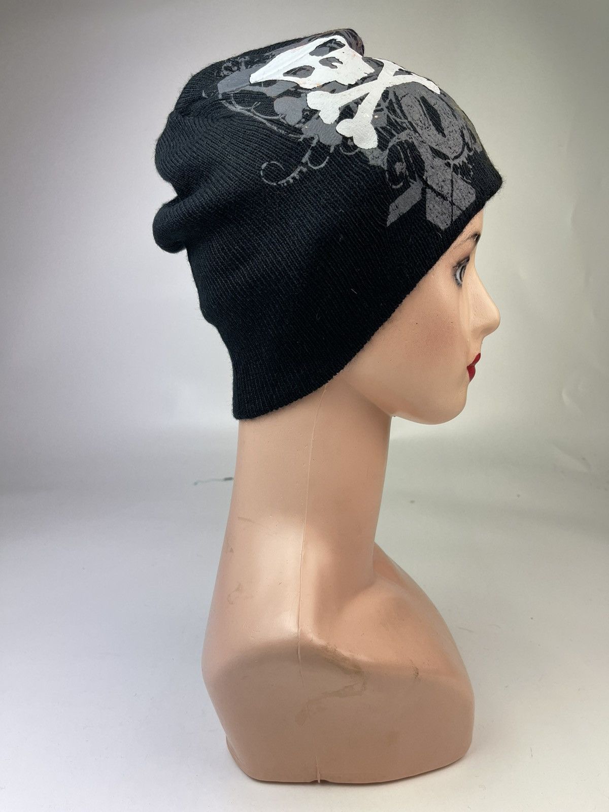Japanese Brand Japanese brand skull design beanie hat Size ONE SIZE - 3 Thumbnail