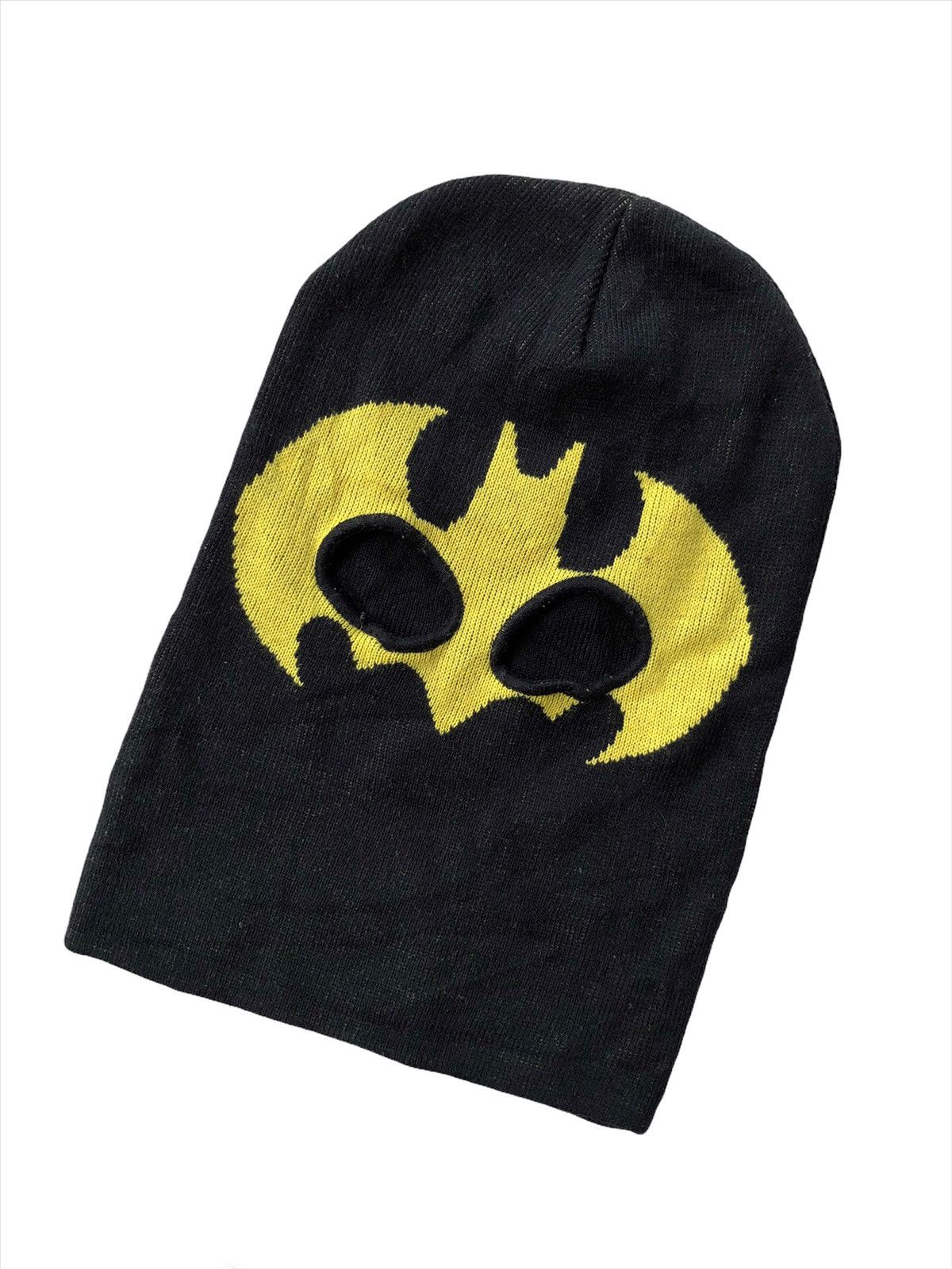DC Comics SICK🔥DC Comic Batman Logo Eye Mask Balaclava Beanie Hat Size ONE SIZE - 2 Thumbnail