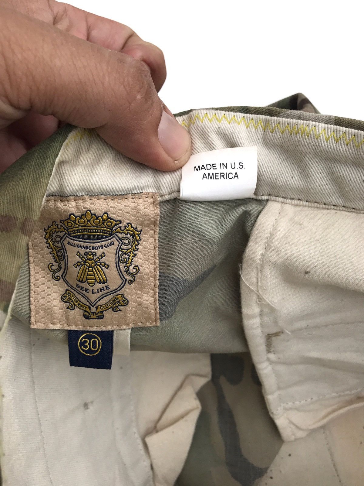Billionaire Boys Club Billionaire Boys Club Camo Chocolate Chips Cargo Pants Size US 31 - 7 Thumbnail