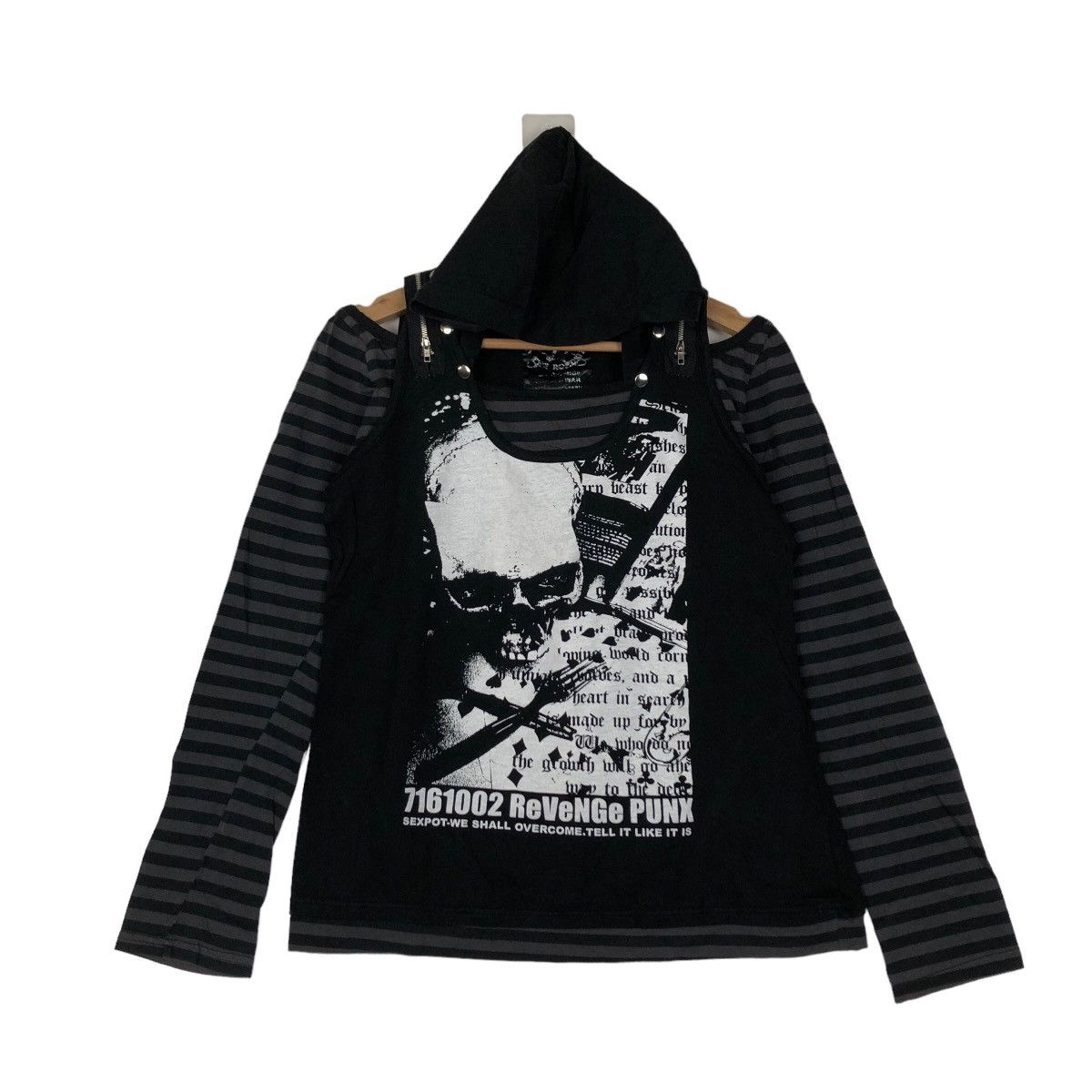 Japanese Brand RARE SEXPOT REVENGE PUNK BIG LOGO INSPIRE VIVIENNE WESTWOOD Size US M / EU 48-50 / 2 - 1 Thumbnail