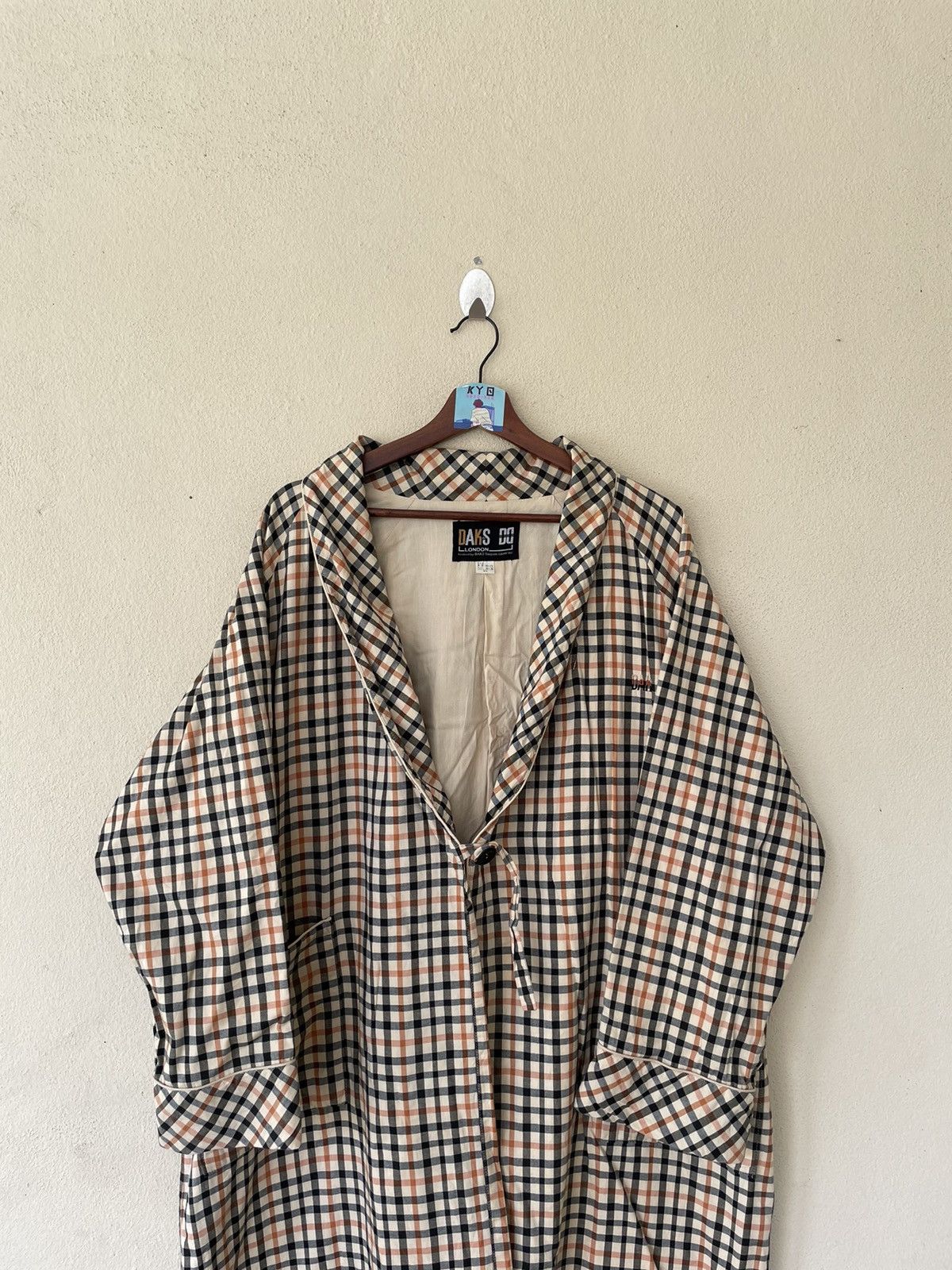 DAKS × Vintage VINTAGE DAKS LONDON OVERPRINTED ROBE Size US M / EU 48-50 / 2 - 3 Thumbnail