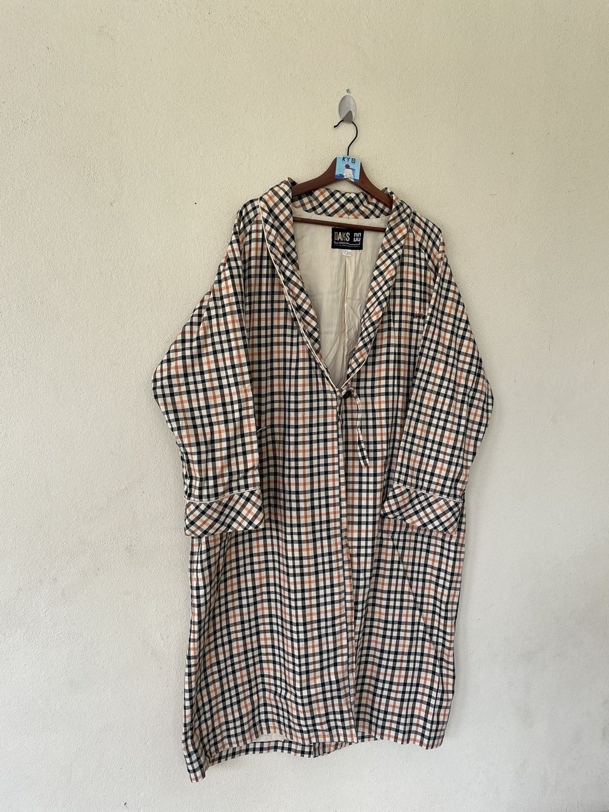 DAKS × Vintage VINTAGE DAKS LONDON OVERPRINTED ROBE Size US M / EU 48-50 / 2 - 2 Thumbnail