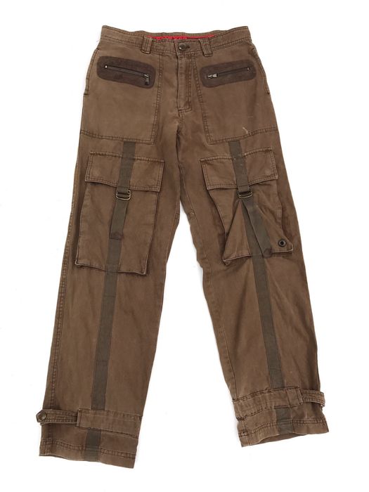 Streetwear Cargo Pants Parachute Bondage Pants Streetwear Fashion Size US 30 / EU 46 - 1 Preview