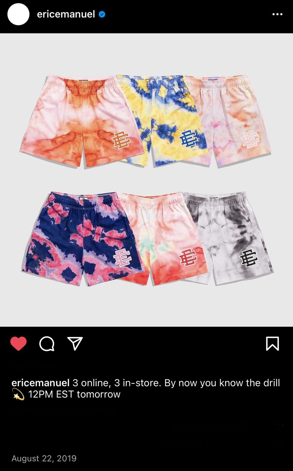 Eric Emanuel RARE Eric Emanuel x Unknwn Shorts Large Size US 34 / EU 50 - 16 Thumbnail