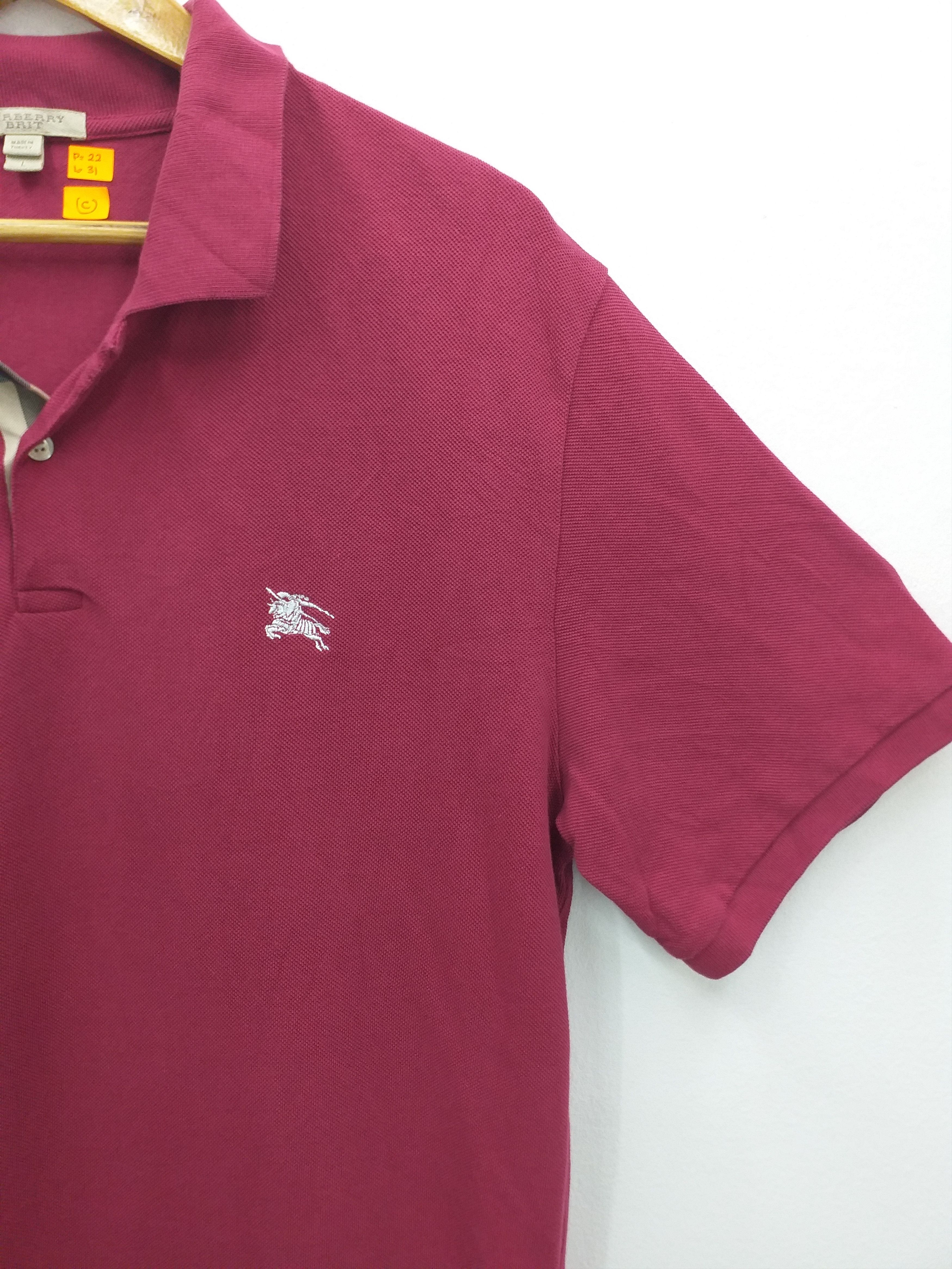 Burberry Vintage BURBERRY BRIT Nova Button Large T-Shirt -C092 Size US L / EU 52-54 / 3 - 2 Thumbnail