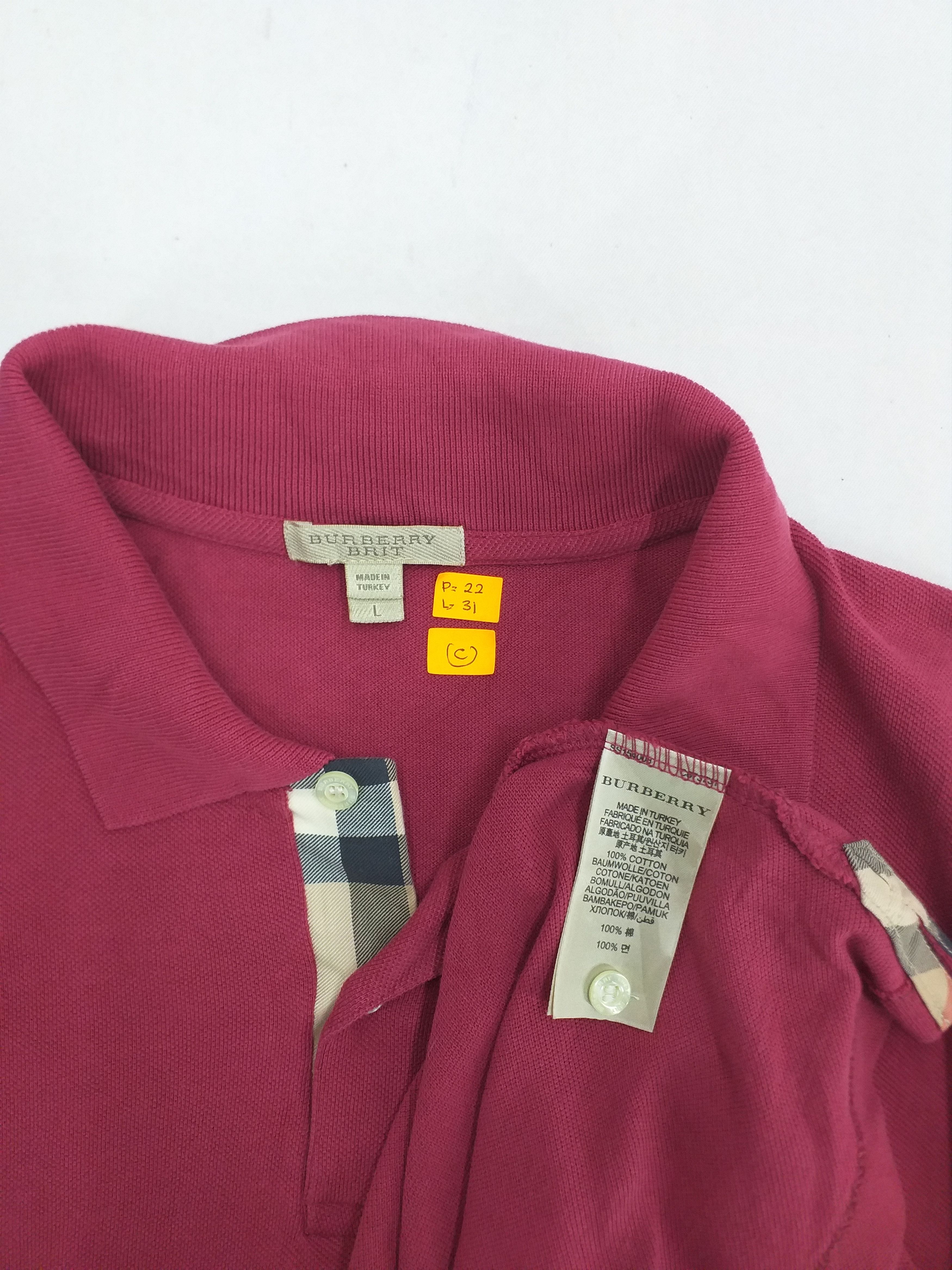 Burberry Vintage BURBERRY BRIT Nova Button Large T-Shirt -C092 Size US L / EU 52-54 / 3 - 4 Thumbnail