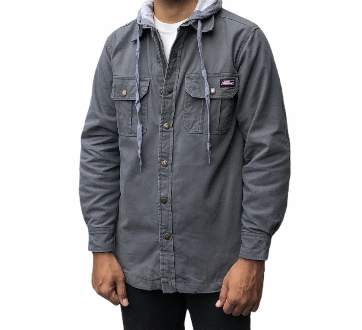 Dickies Men's Dickies Zip Jacket With Grey Hoodie Size US S / EU 44-46 / 1 - 2 Thumbnail