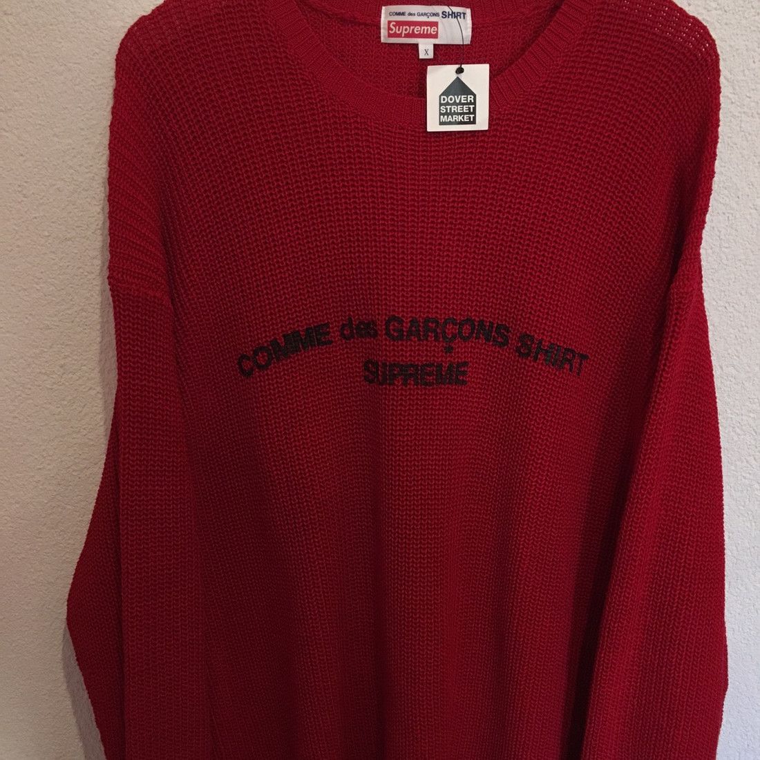 Supreme Supreme Comme des Garcons Knit Sweater | Grailed