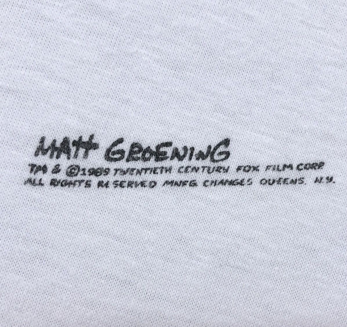 The Simpsons 🔥Vtg 1989 Bart Simpson Who The Hell Are You Matt Groening Size US XL / EU 56 / 4 - 5 Thumbnail