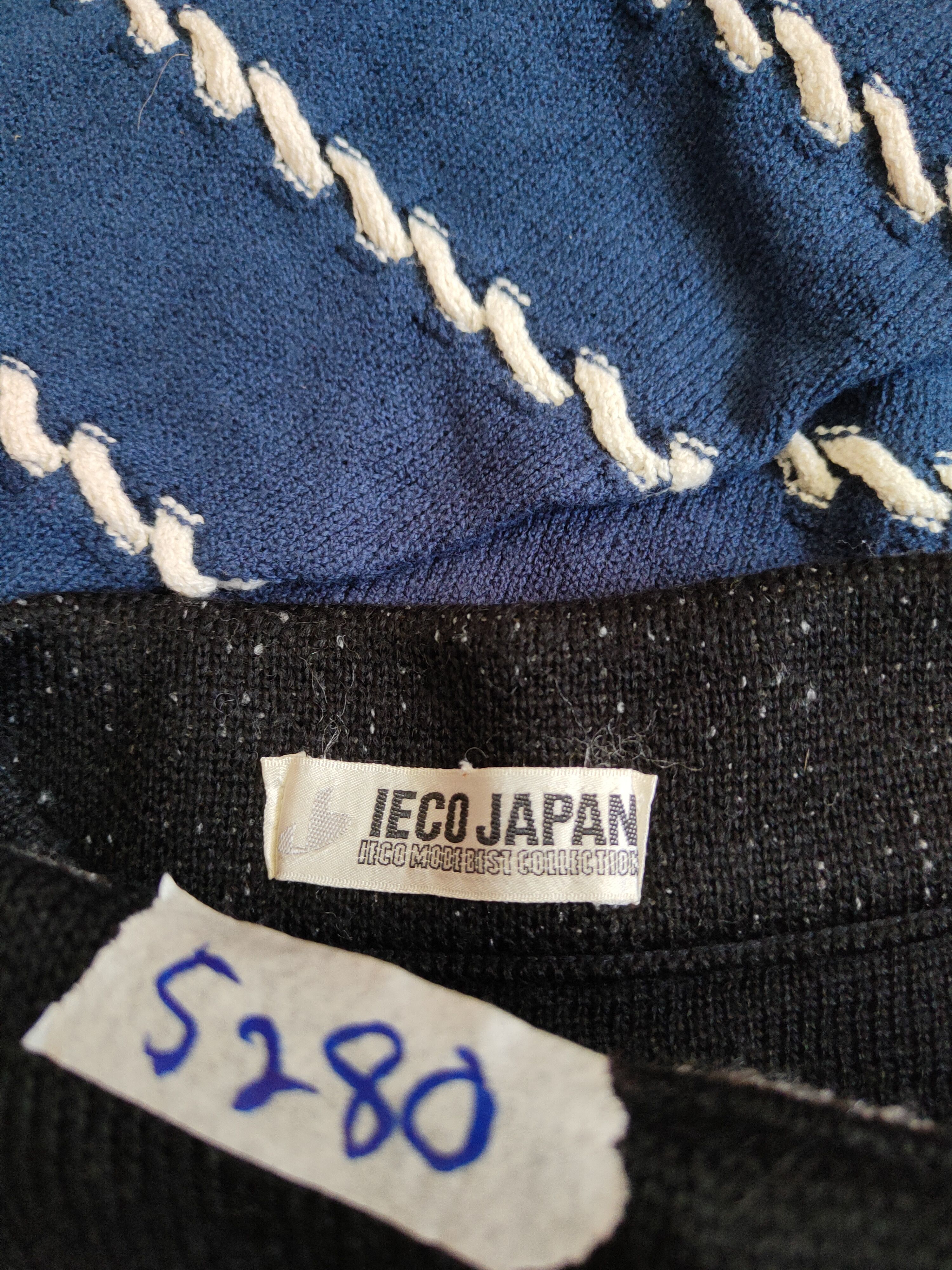 Homespun Knitwear × Japanese Brand IECO Japan teddy bear vintage Black Knitwear #5280 Size M / US 6-8 / IT 42-44 - 9 Thumbnail