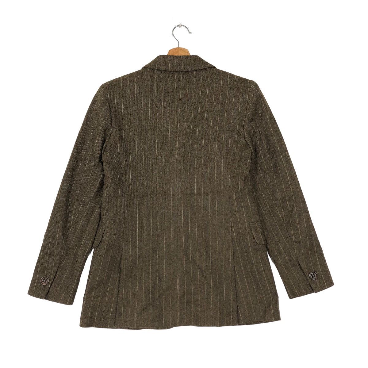 Japanese Brand VINTAGE MAX MARA ITALY PINSTRIPED JACKET Size S / US 4 / IT 40 - 7 Thumbnail