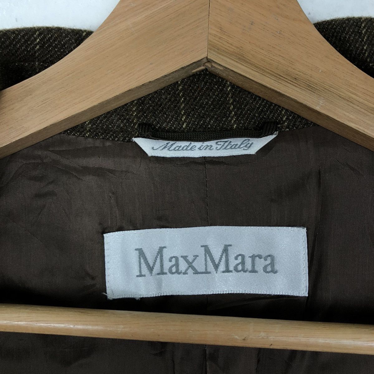 Japanese Brand VINTAGE MAX MARA ITALY PINSTRIPED JACKET Size S / US 4 / IT 40 - 11 Thumbnail