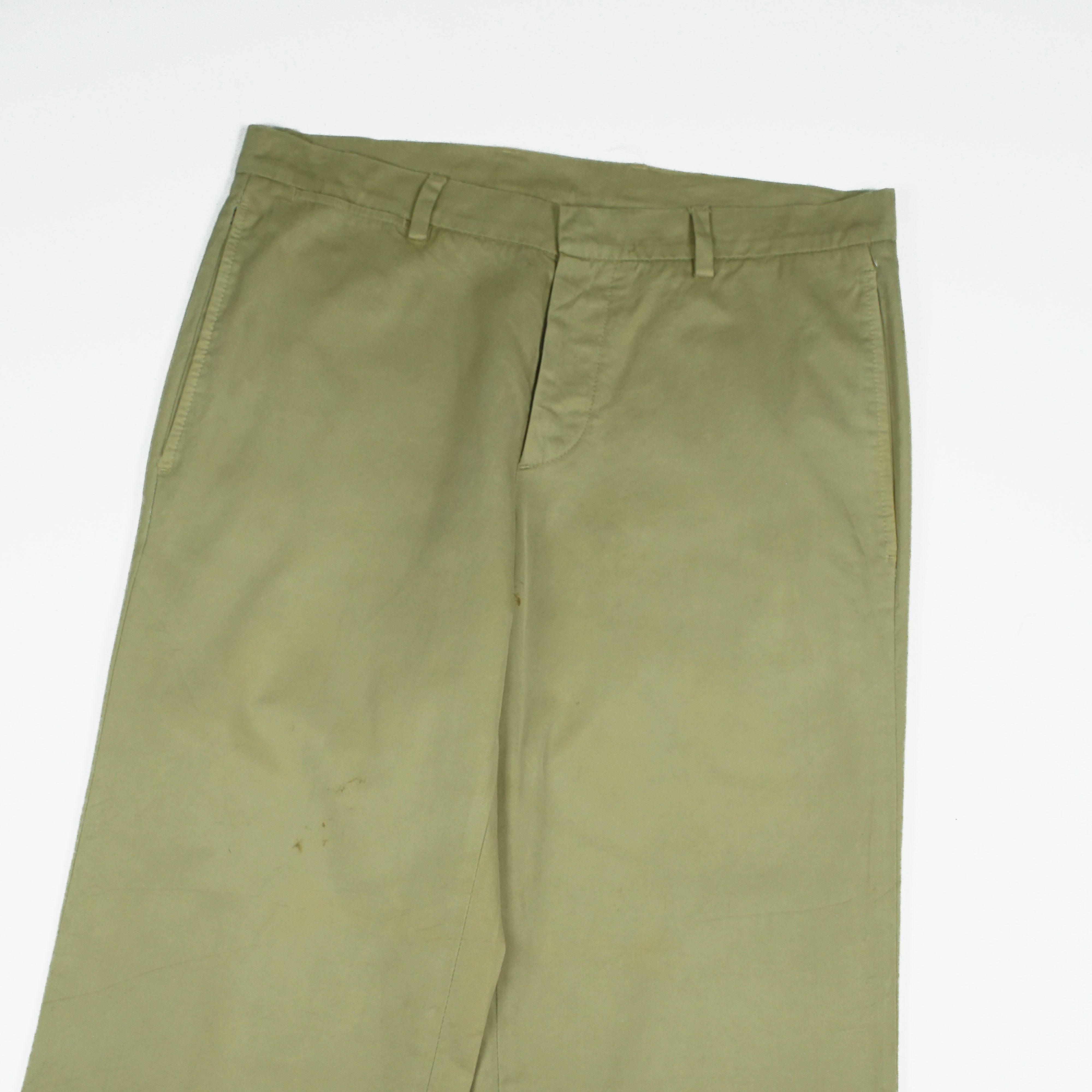 Jil Sander *NoTariff Jil Sander Khaki Women Pants Size 30" / US 8 / IT 44 - 3 Thumbnail