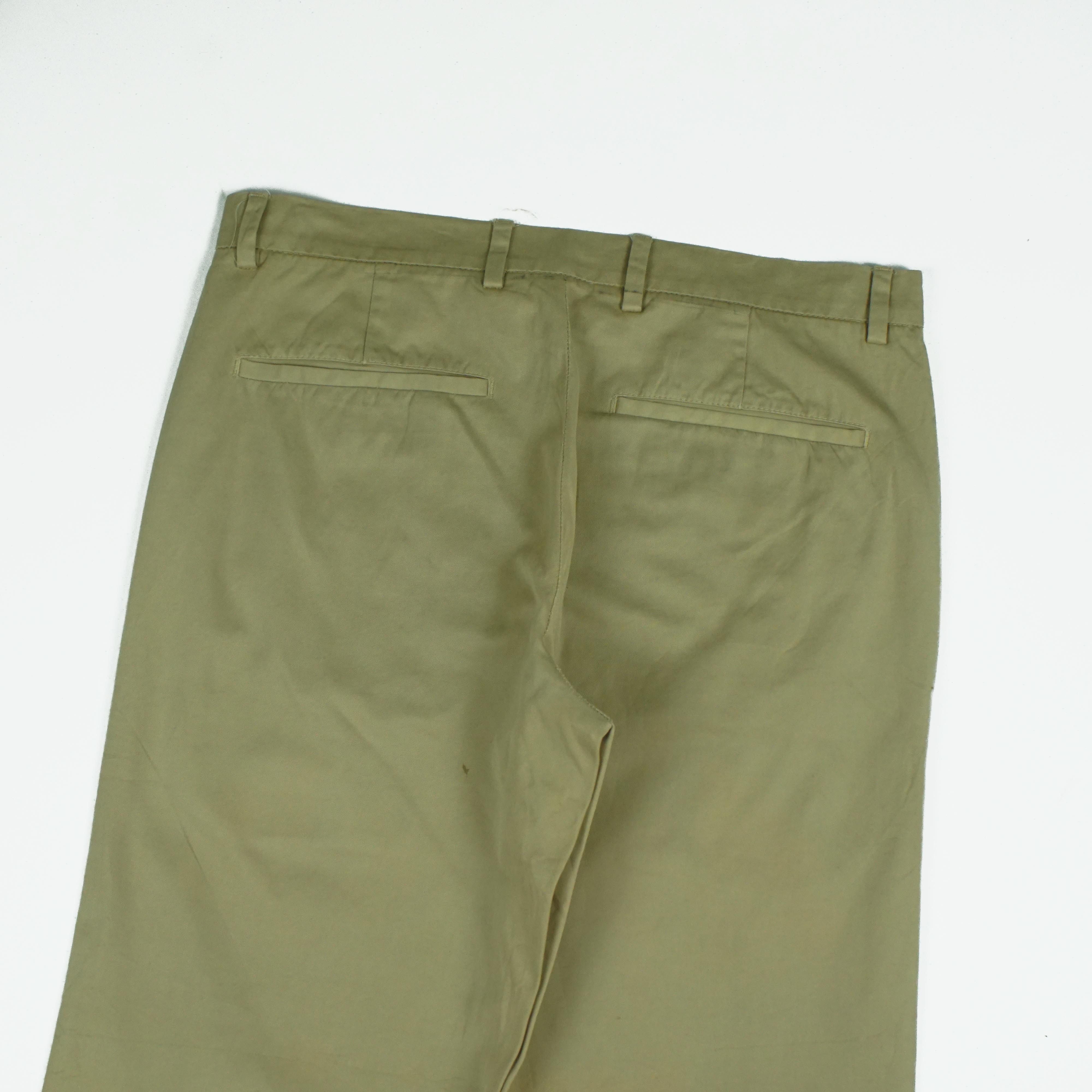 Jil Sander *NoTariff Jil Sander Khaki Women Pants Size 30" / US 8 / IT 44 - 6 Thumbnail