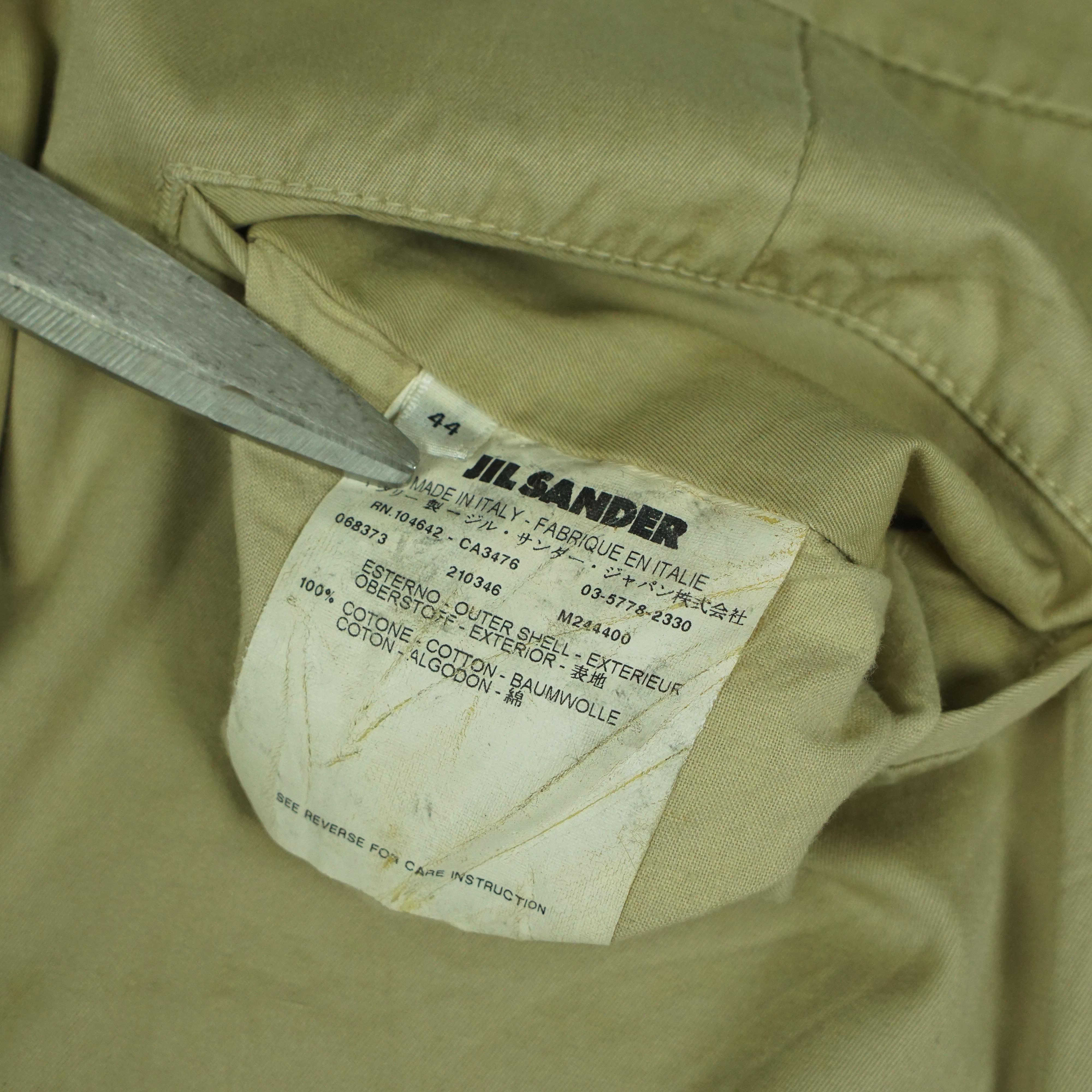 Jil Sander *NoTariff Jil Sander Khaki Women Pants Size 30" / US 8 / IT 44 - 8 Thumbnail