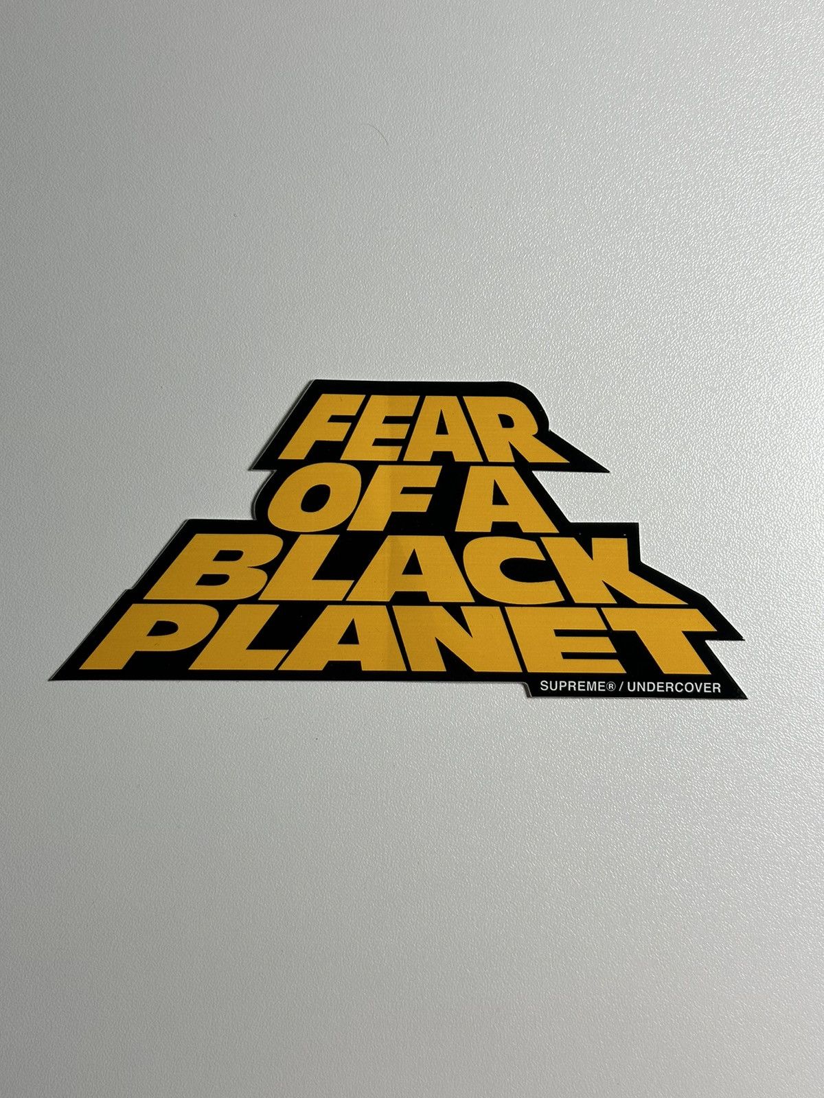 Supreme fear of outlet a black planet sweater