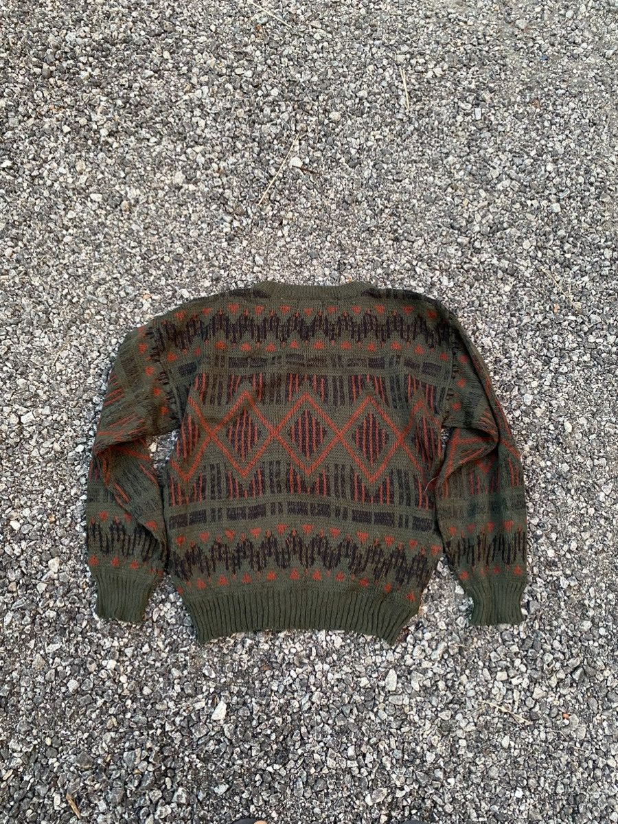 Japanese Brand × Vintage Vintage Green Knitwear Size US L / EU 52-54 / 3 - 5 Thumbnail