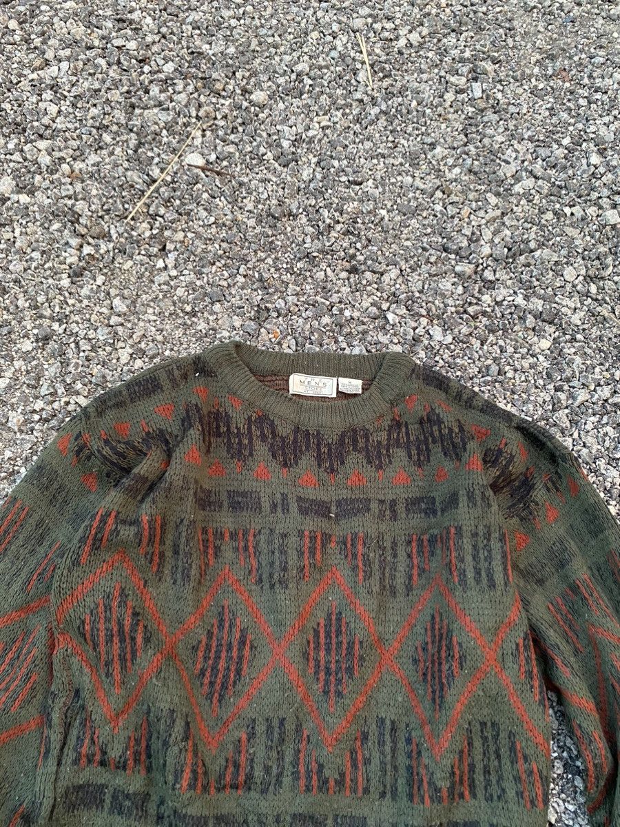 Japanese Brand × Vintage Vintage Green Knitwear Size US L / EU 52-54 / 3 - 4 Thumbnail