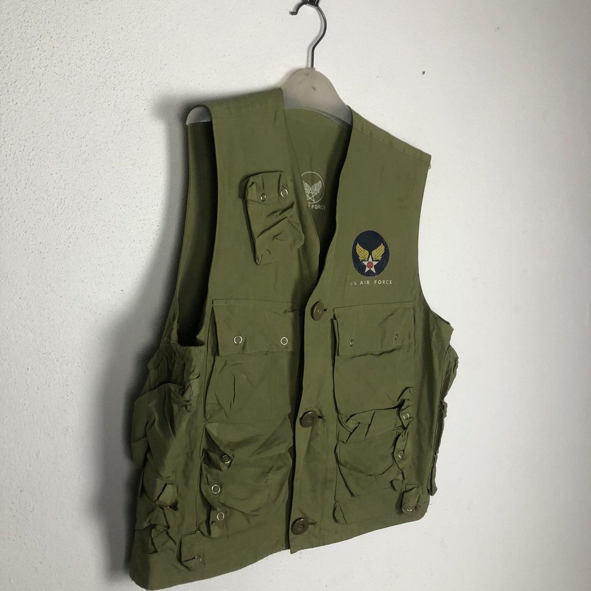 Vintage Tank Top Sleeveless Army by US Air Force Size US M / EU 48-50 / 2 - 3 Thumbnail