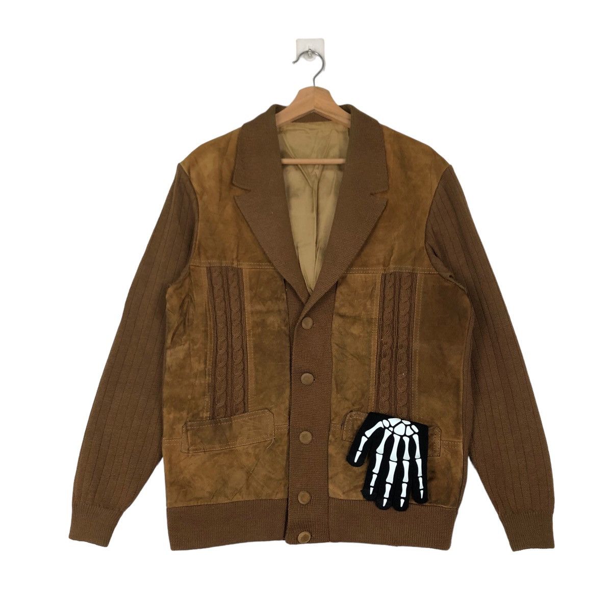 Japanese Brand VINTAGE LEATHER JACKET EMBROIDERED DESIGN INSPIRED KAPITAL Size US M / EU 48-50 / 2 - 1 Thumbnail