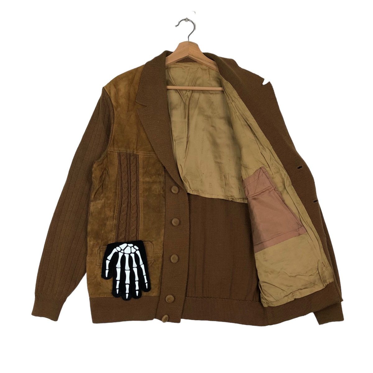 Japanese Brand VINTAGE LEATHER JACKET EMBROIDERED DESIGN INSPIRED KAPITAL Size US M / EU 48-50 / 2 - 8 Thumbnail