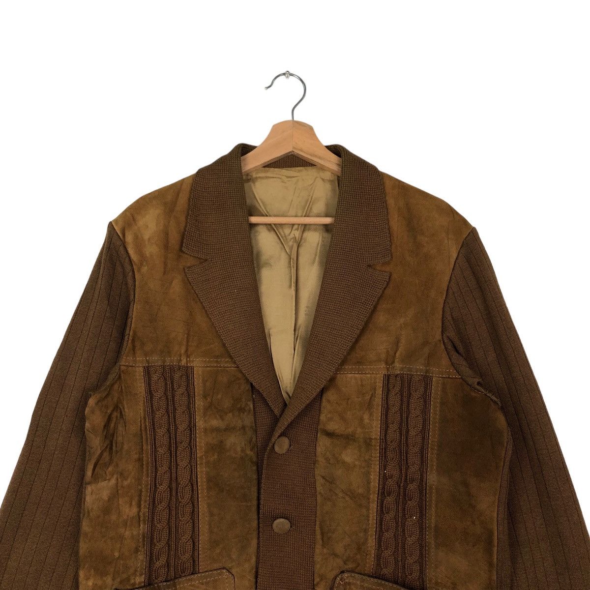 Japanese Brand VINTAGE LEATHER JACKET EMBROIDERED DESIGN INSPIRED KAPITAL Size US M / EU 48-50 / 2 - 2 Thumbnail
