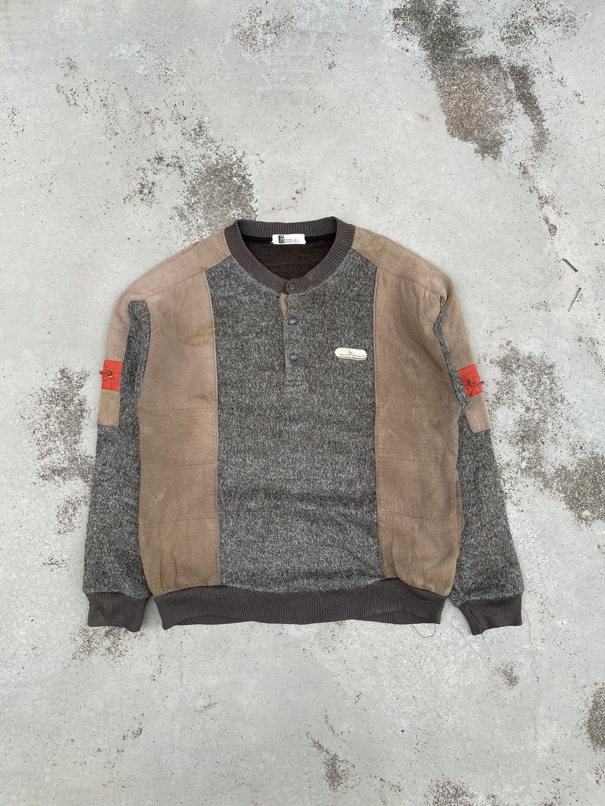 Japanese Brand × Vintage VINTAGE RODDLE HYBRID SWEATSHIRT Size US L / EU 52-54 / 3 - 1 Thumbnail