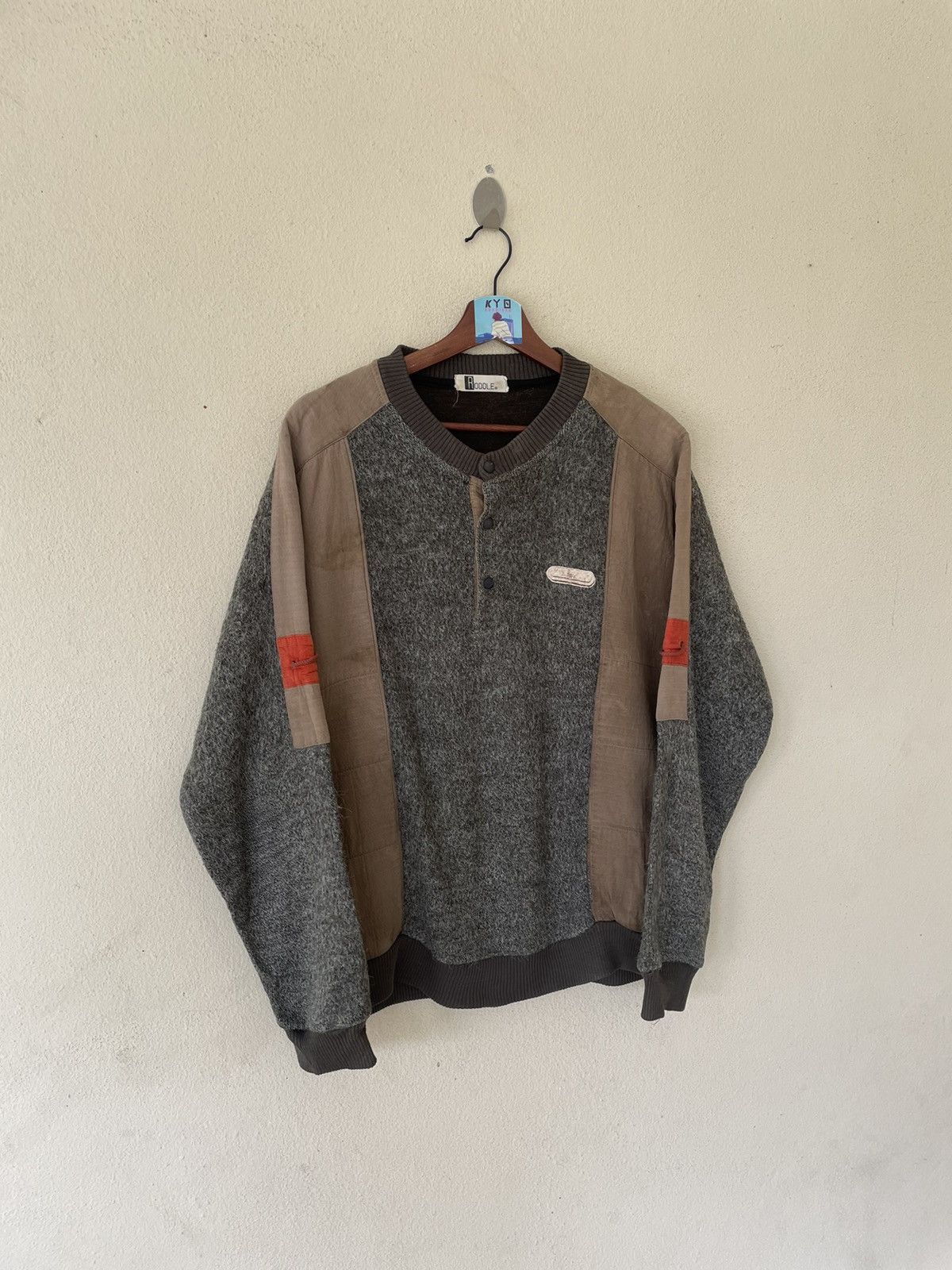Japanese Brand × Vintage VINTAGE RODDLE HYBRID SWEATSHIRT Size US L / EU 52-54 / 3 - 3 Thumbnail