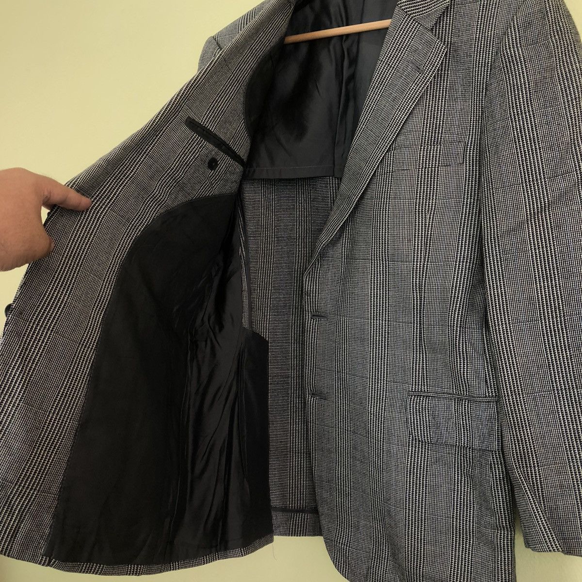 Burberry Burberry Casual Coat Blazer Tartan Design Size US M / EU 48-50 / 2 - 9 Thumbnail