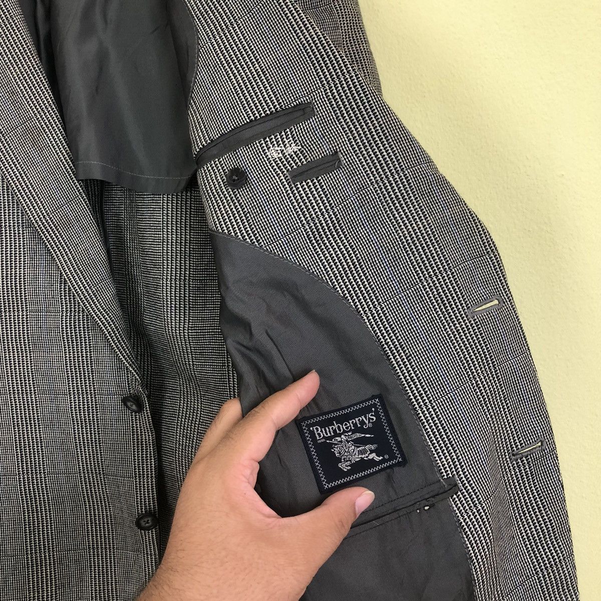 Burberry Burberry Casual Coat Blazer Tartan Design Size US M / EU 48-50 / 2 - 7 Thumbnail