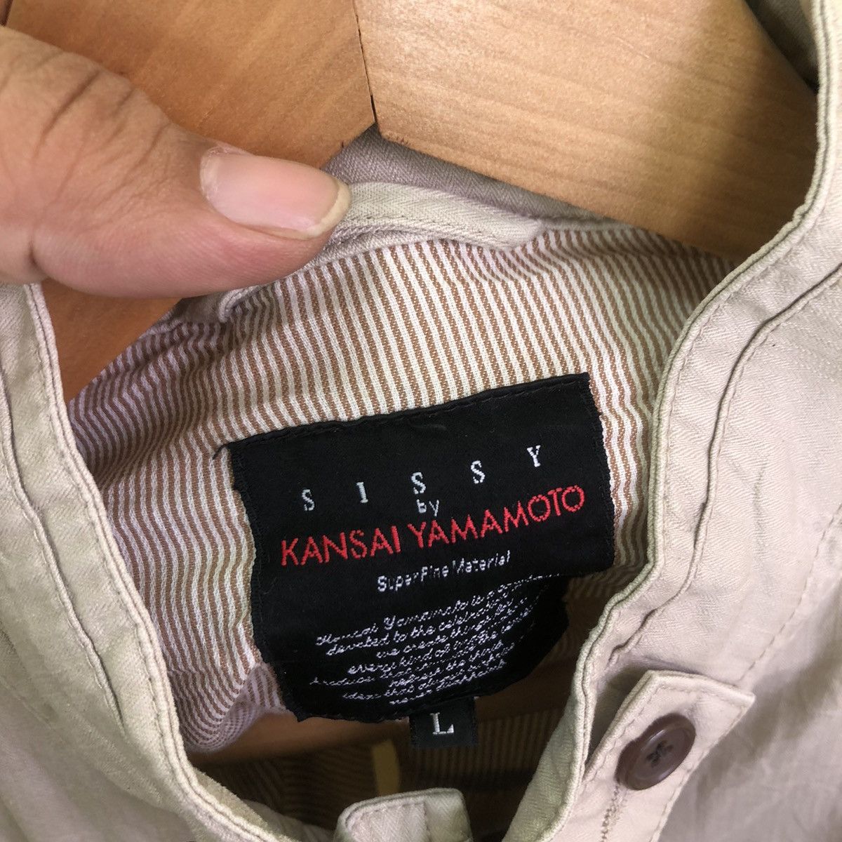Japanese Brand Light Jacket L Sissy by Kansai Yamamoto Size US L / EU 52-54 / 3 - 6 Thumbnail