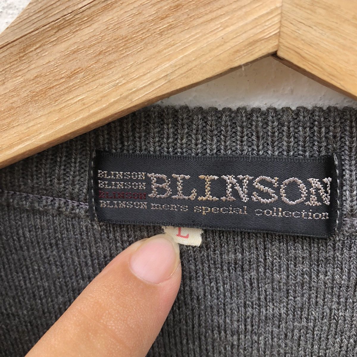 Japanese Brand VINTAGE DESIGN SWEATSHIRT BLINSON SPECIAL COLLECTION Size US L / EU 52-54 / 3 - 9 Thumbnail