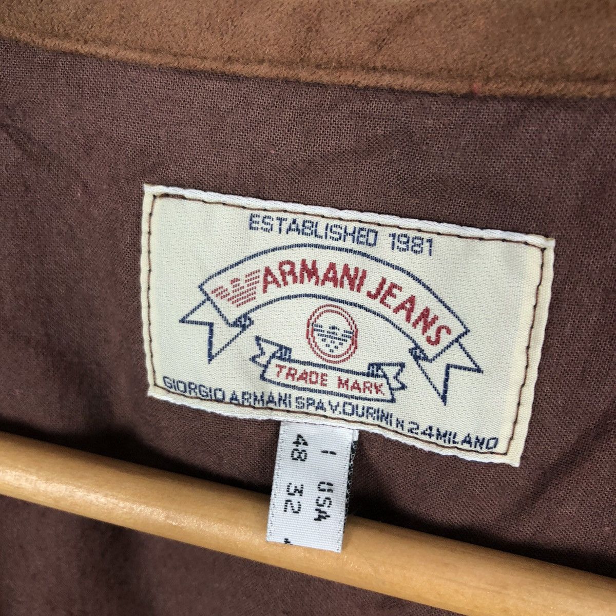 Armani Exchange VINTAGE ARMANI JEANS VEST Size US M / EU 48-50 / 2 - 7 Thumbnail