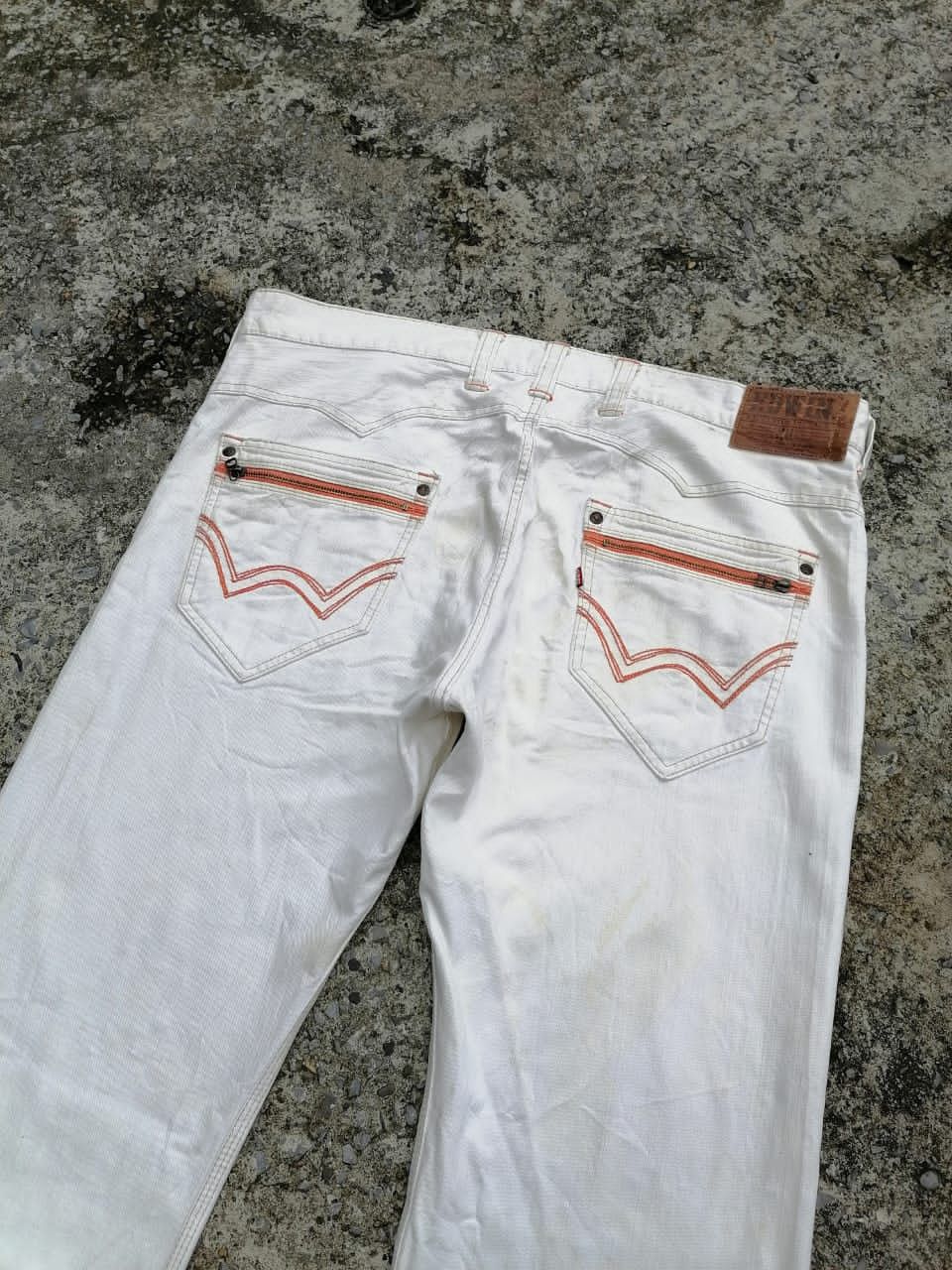 Edwin Edwin XV Big Size White Pants Size US 44 / EU 60 - 2 Thumbnail