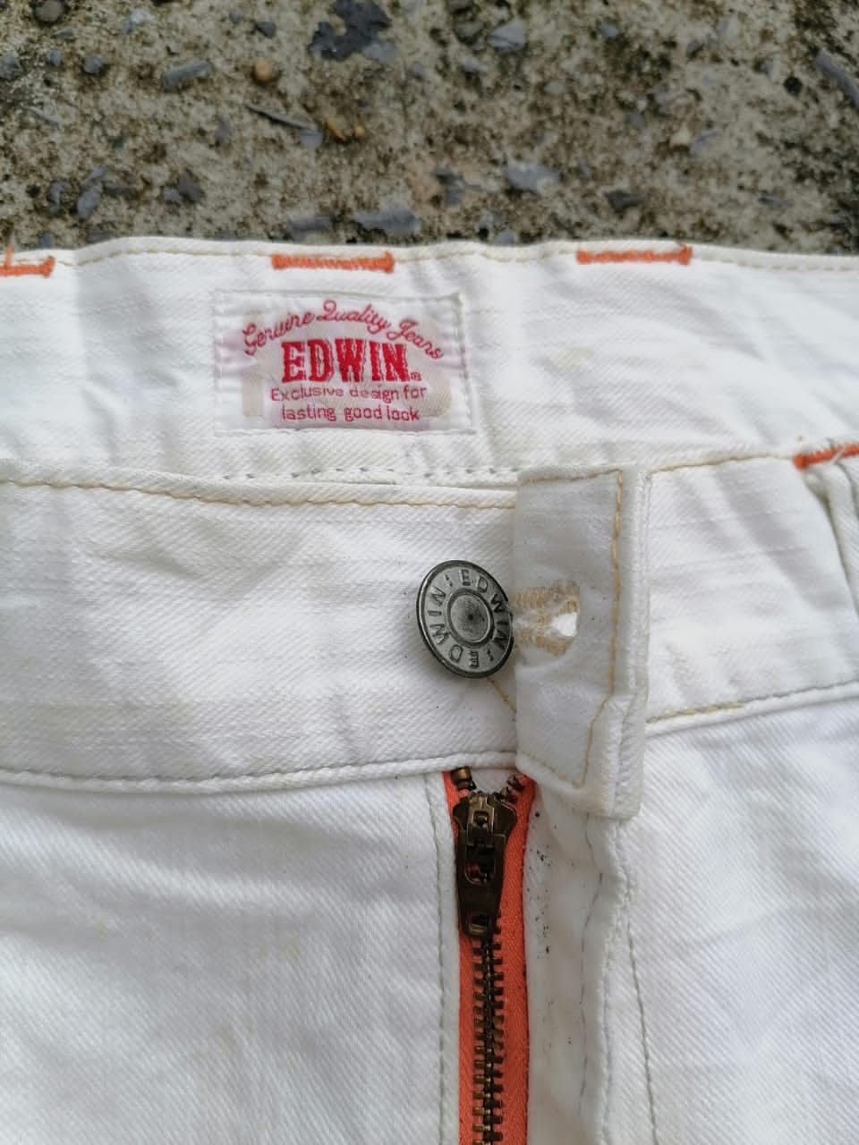 Edwin Edwin XV Big Size White Pants Size US 44 / EU 60 - 5 Thumbnail