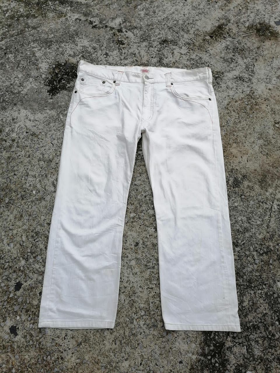 Edwin Edwin XV Big Size White Pants Size US 44 / EU 60 - 3 Thumbnail