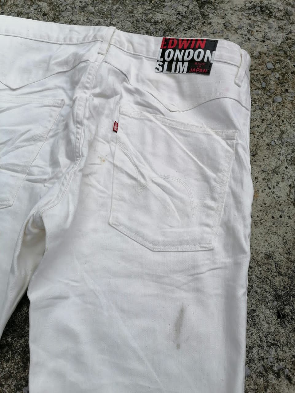Edwin × Japanese Brand Edwin London Slim Made In Japan White Pants Size US 36 / EU 52 - 2 Thumbnail