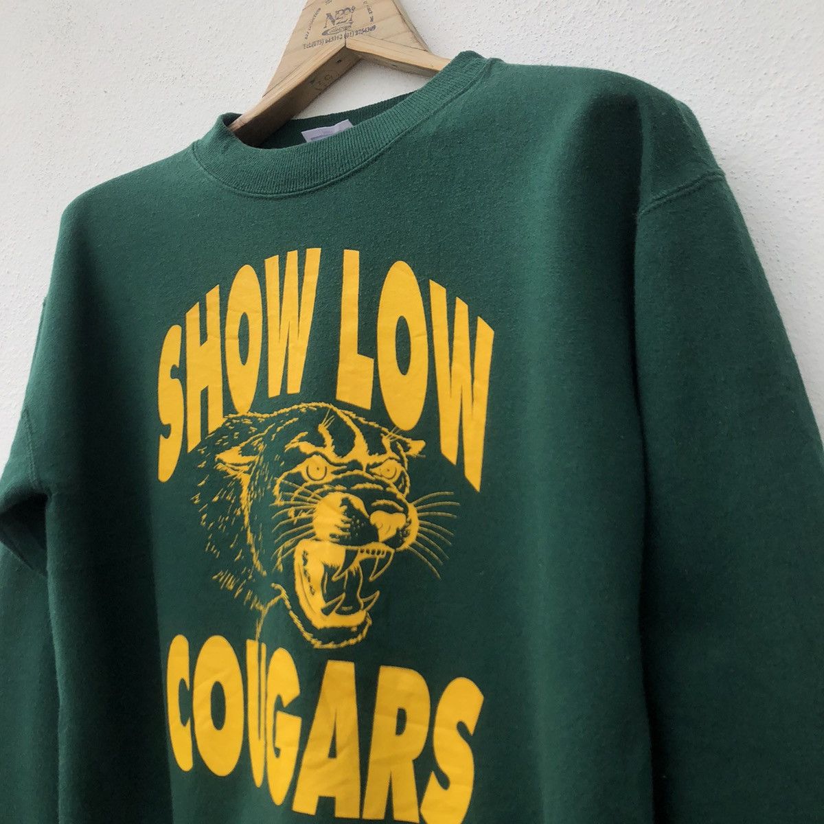 Japanese Brand Vintage Show Low Cougars Tiger Big Logo Size US S / EU 44-46 / 1 - 4 Thumbnail