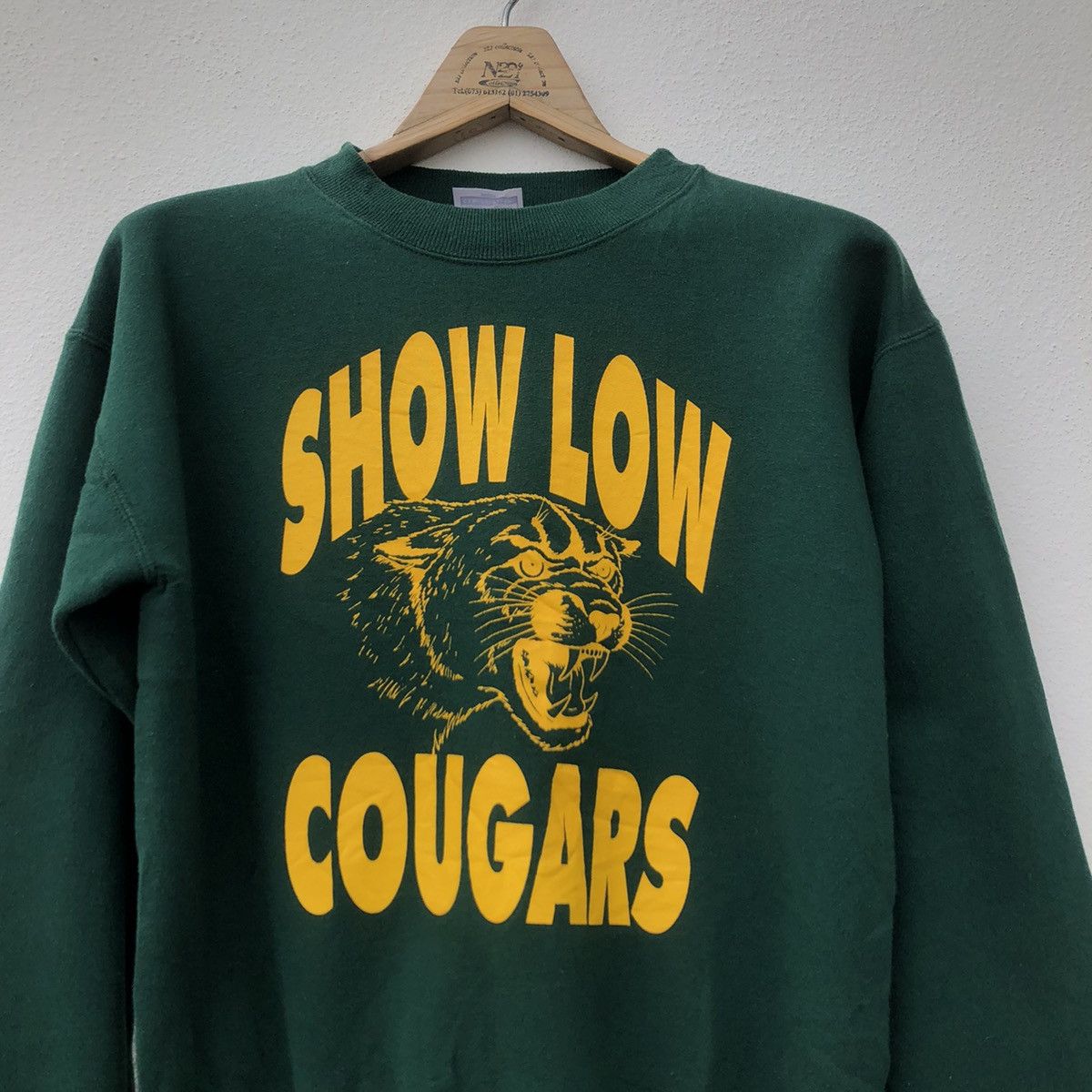 Japanese Brand Vintage Show Low Cougars Tiger Big Logo Size US S / EU 44-46 / 1 - 3 Thumbnail