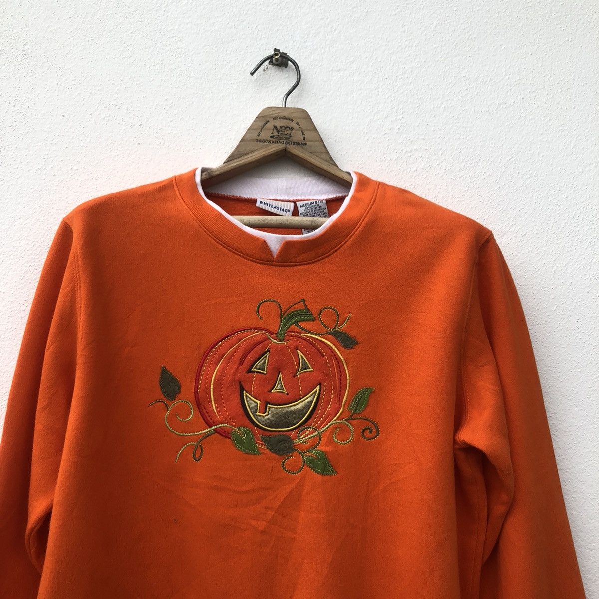 Vintage Halloween Theme Big Logo Sweatshirt Size US M / EU 48-50 / 2 - 3 Thumbnail