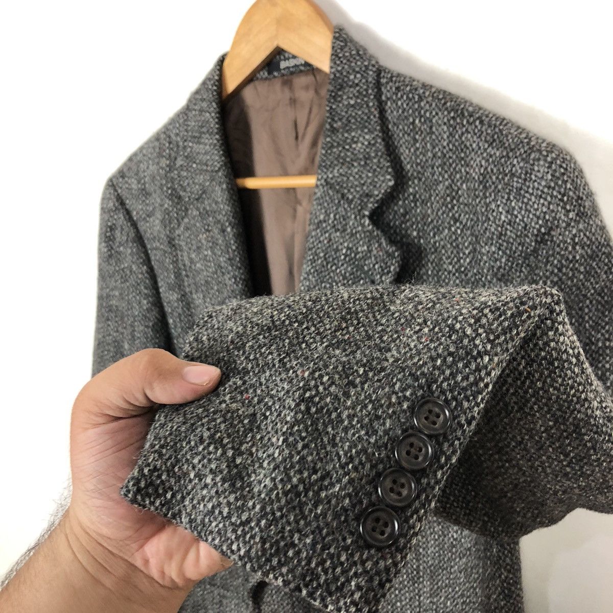 Harris Tweed WOOL COAT HARRIS TWEED Size US M / EU 48-50 / 2 - 4 Thumbnail